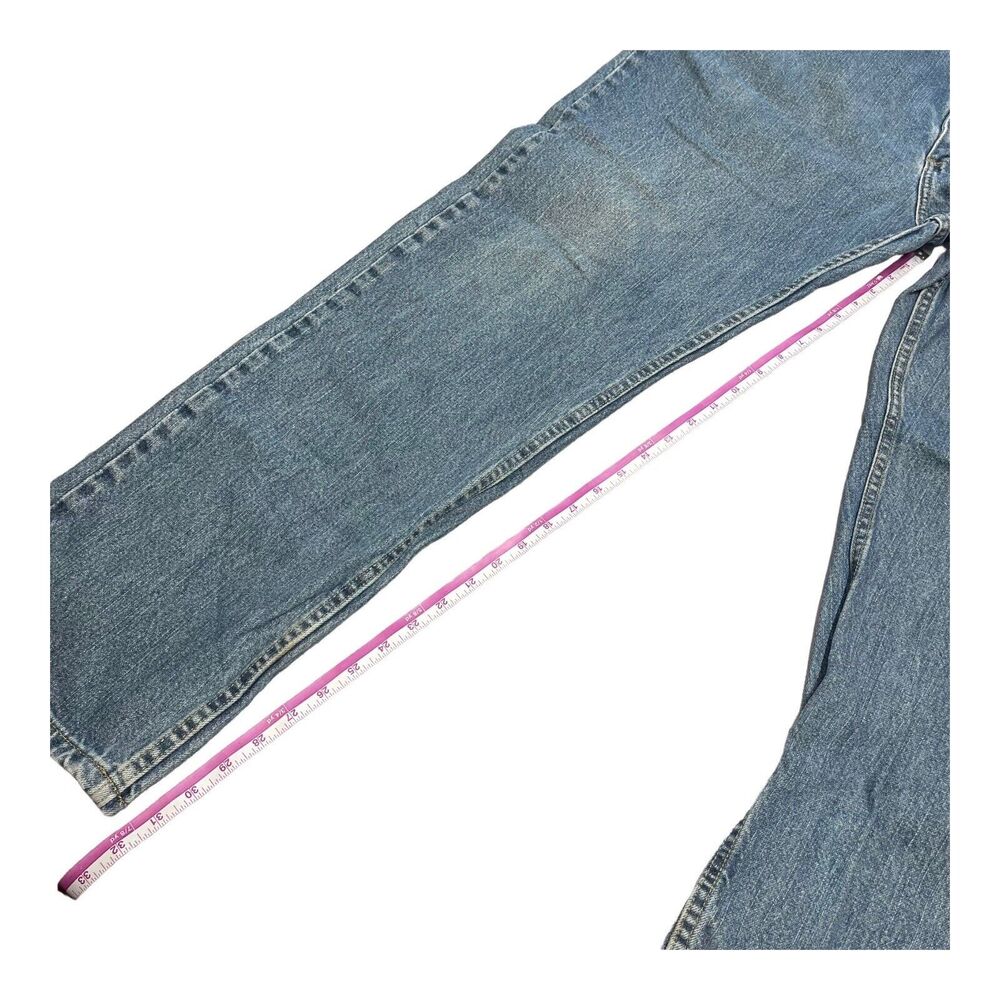 Wrangler Jeans Men’s Size 40x32 Blue Medium Wash Measure 37x32 - Picture 6 of 12